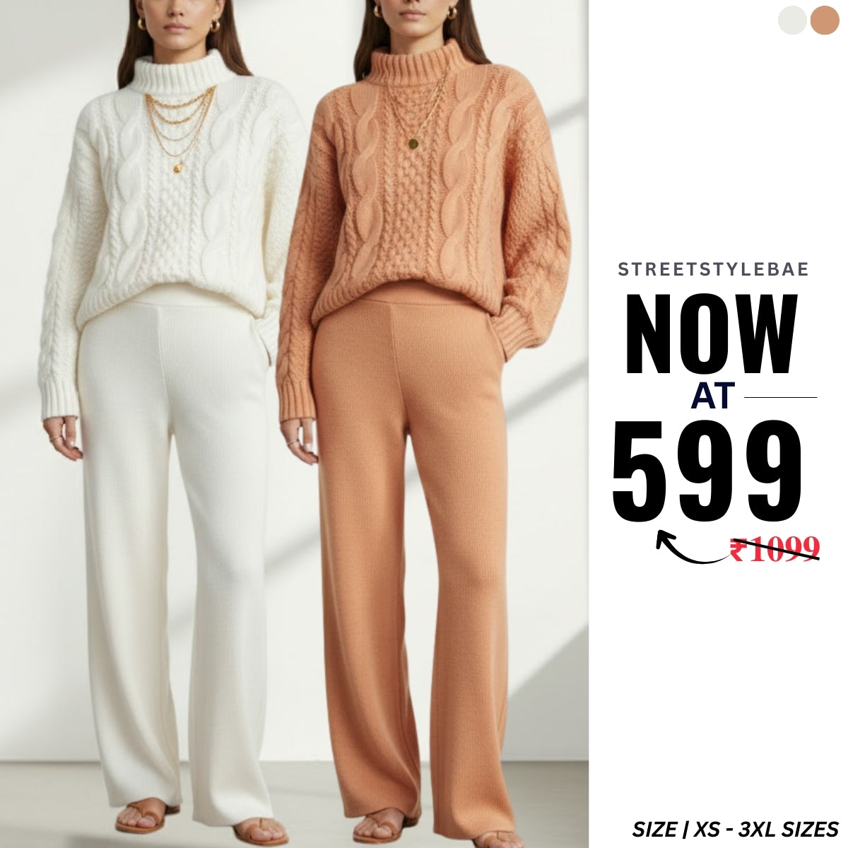 Warmth Combo Pack Cozy-Chic Winter Co-ord Sets | WCCS-06