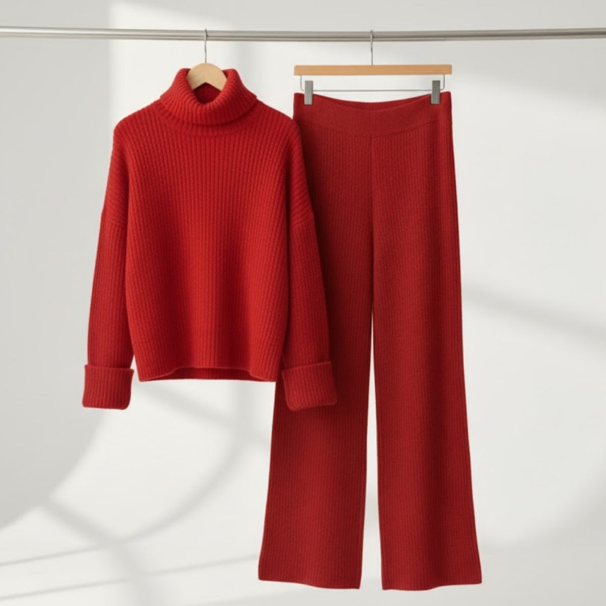 Winter Warmth , Hot Style Co-ords | Cherry-Red | CSS-34