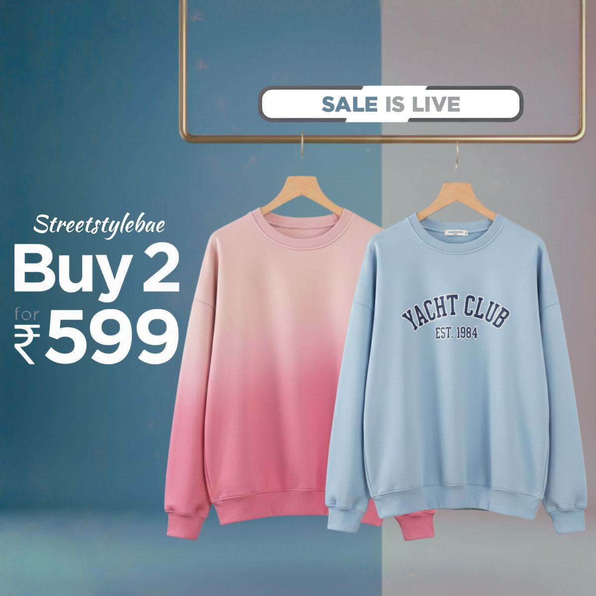 Combo of 2 Women's Cozy Sweatshirts | Stylish Winter Pack | SS-02