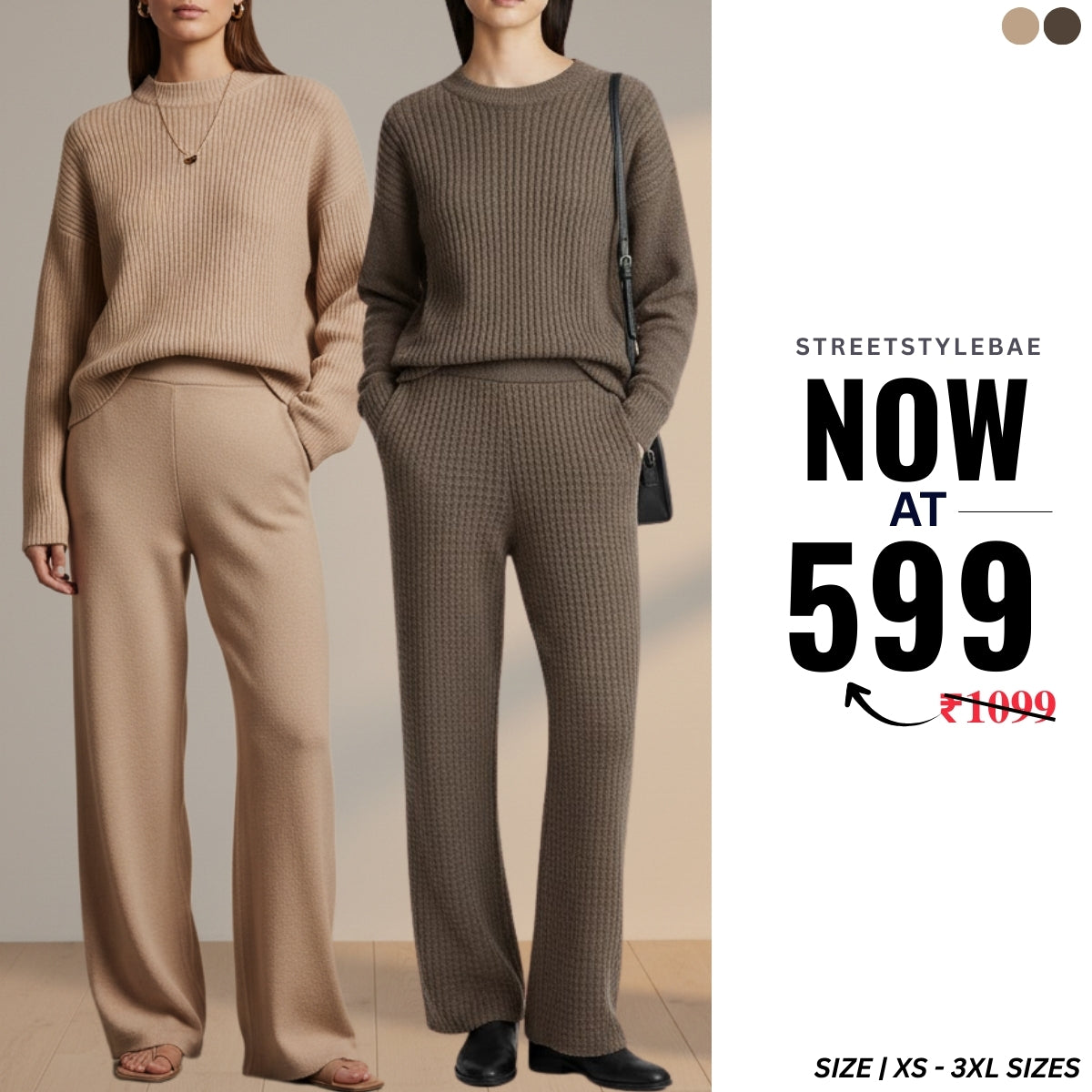 Warmth Combo Pack Cozy-Chic Winter Co-ord Sets | WCCS-10