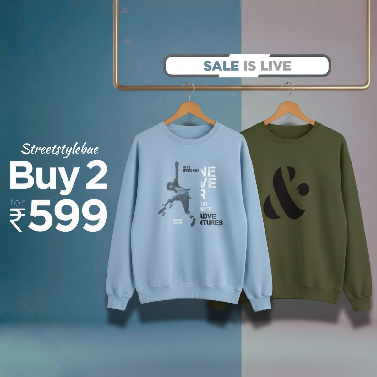 Combo of 2 Women's Cozy Sweatshirts | Stylish Winter Pack | SS-06