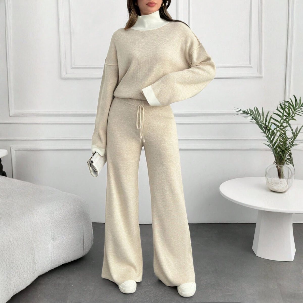 Winter Warmth , Hot Style Co-ords | Beige | CSS-36