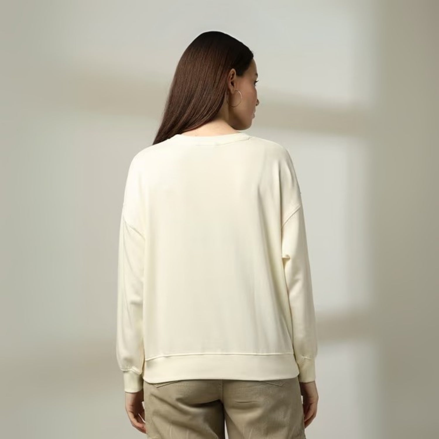 2 Stylish Sweatshirts in Black & Beige| Soft, Cozy & Trendy | Up to 50% Off |SS-07