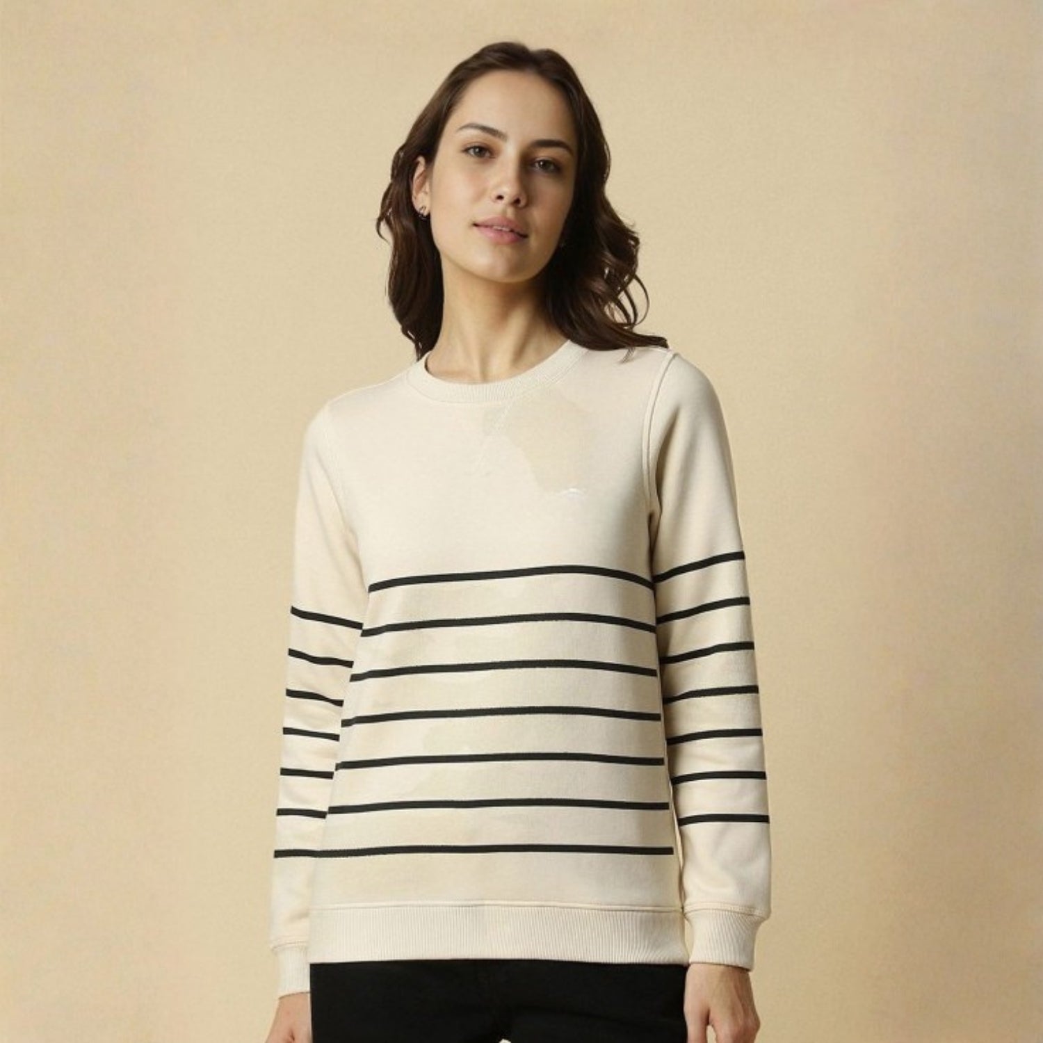 2 Stylish Sweatshirts in Beige & Beige| Soft, Cozy & Trendy | Up to 50% Off |SS-09