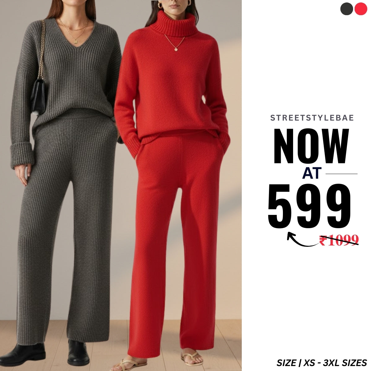 Warmth Combo Pack Cozy-Chic Winter Co-ord Sets | WCCS-16