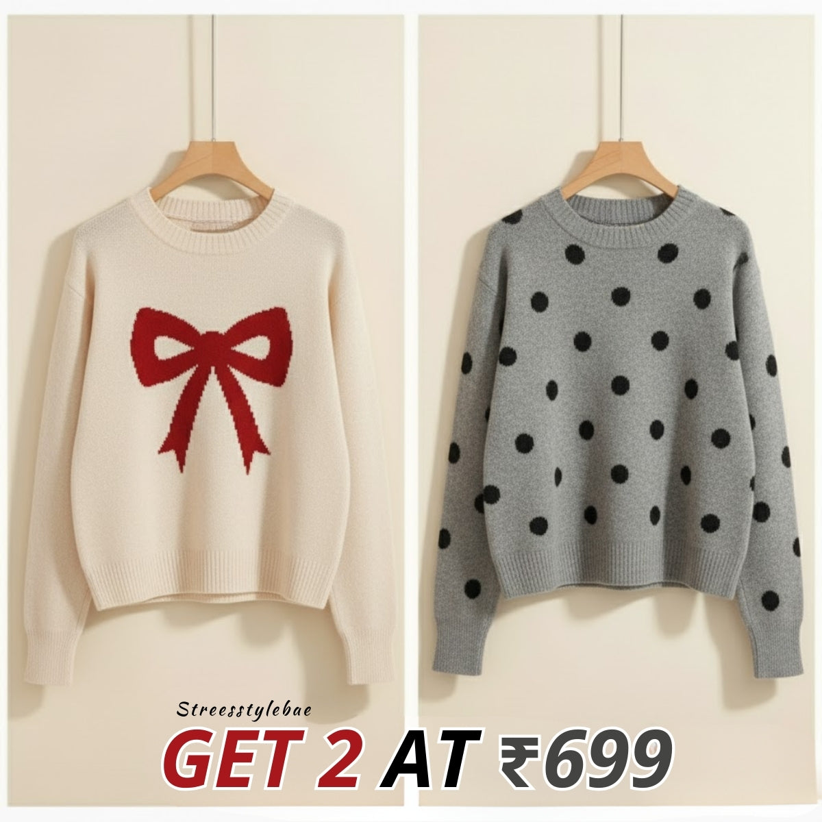 Lightweight Cozy Combo Sweaters for Women |CCS-011