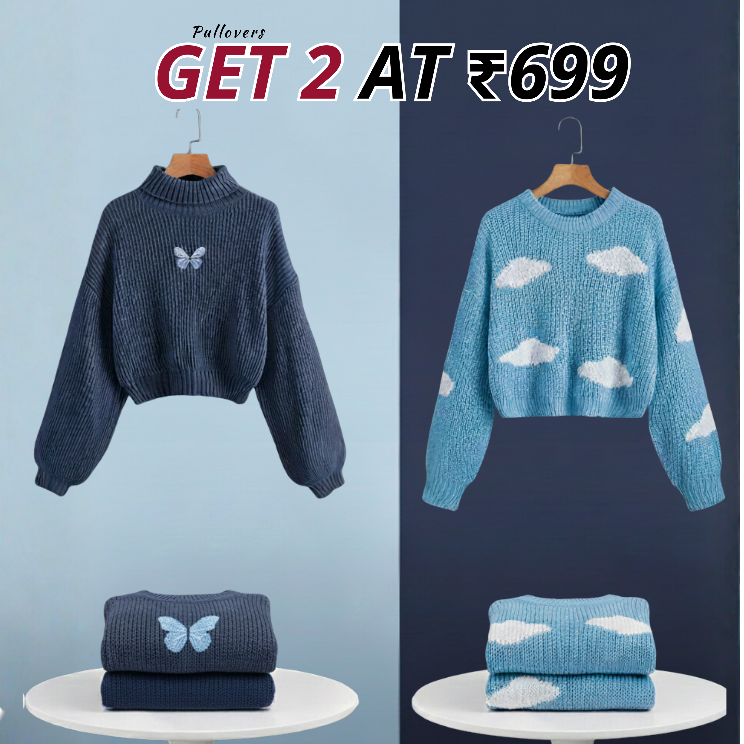 Combo Pack of Warm Winter Pullover - CWP007