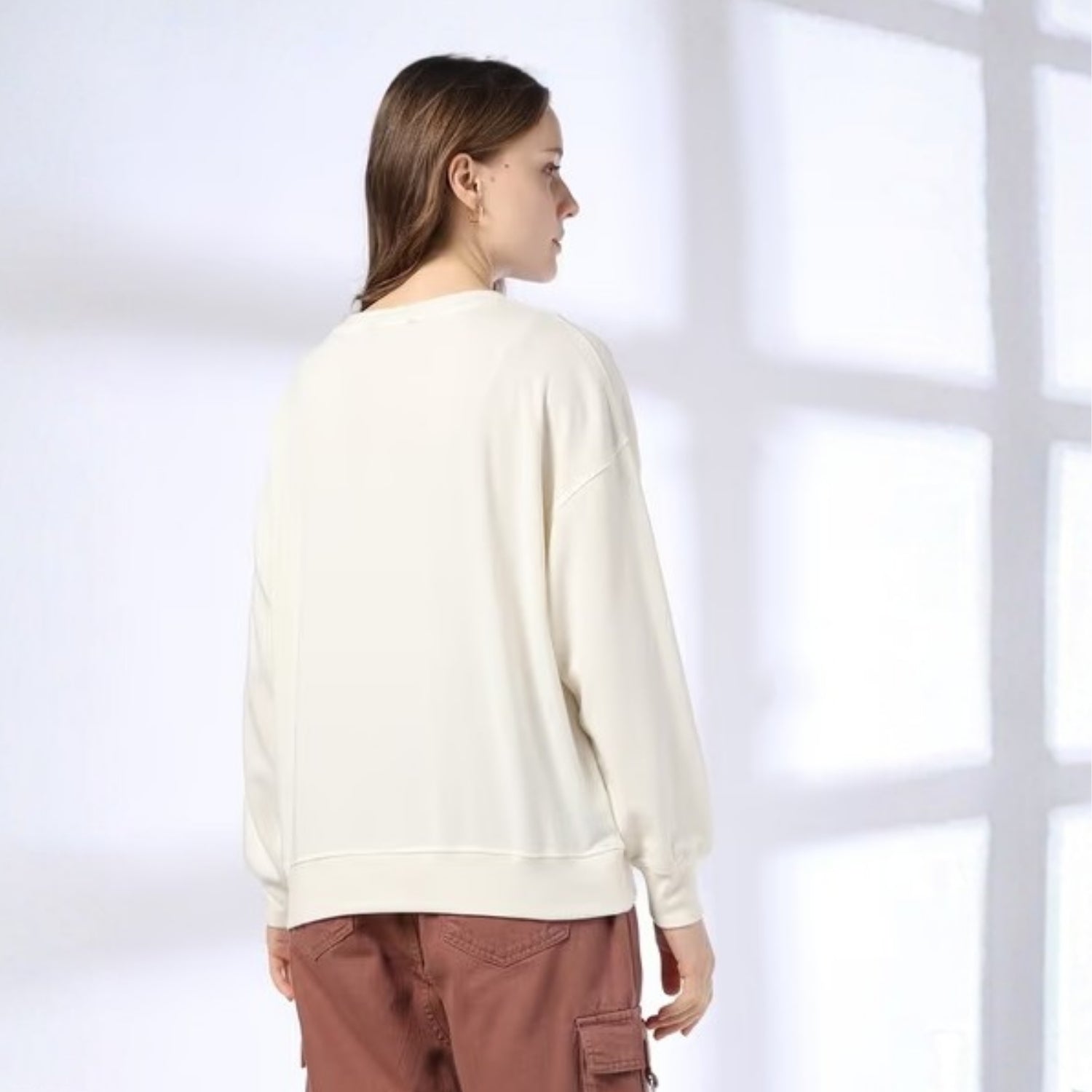 2 Stylish Sweatshirts in Beige & Royal Blue | Soft, Cozy & Trendy | Up to 50% Off |SS-03