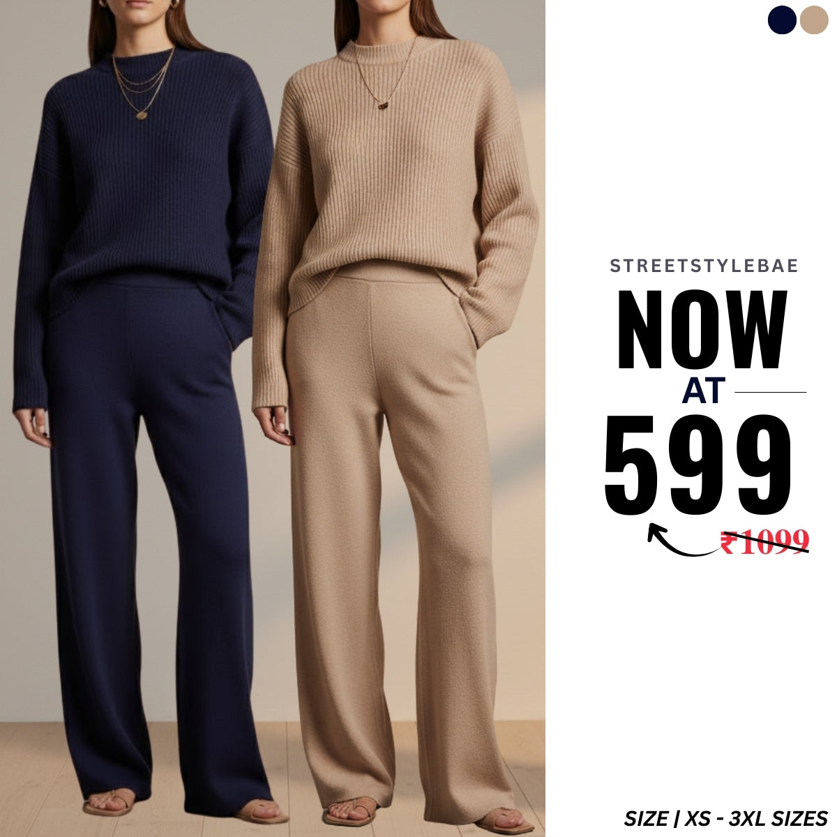 Warmth Combo Pack Cozy-Chic Winter Co-ord Sets | WCCS-18