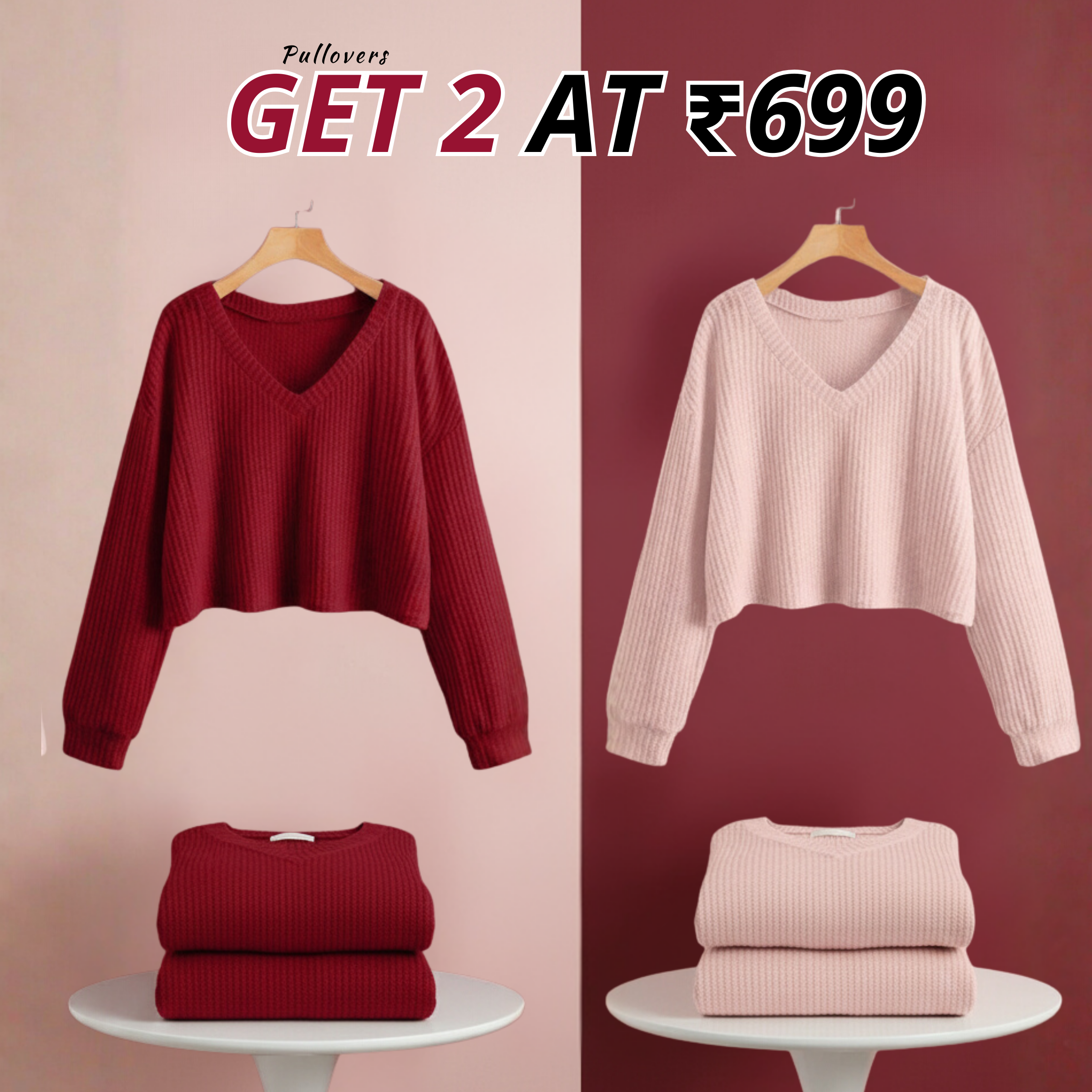 Combo Pack of Warm Winter Pullover - CWP009