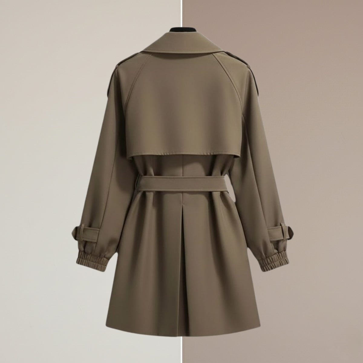 Women's Winter Trench Coat - Stylish & Warm |Brown| TC-09