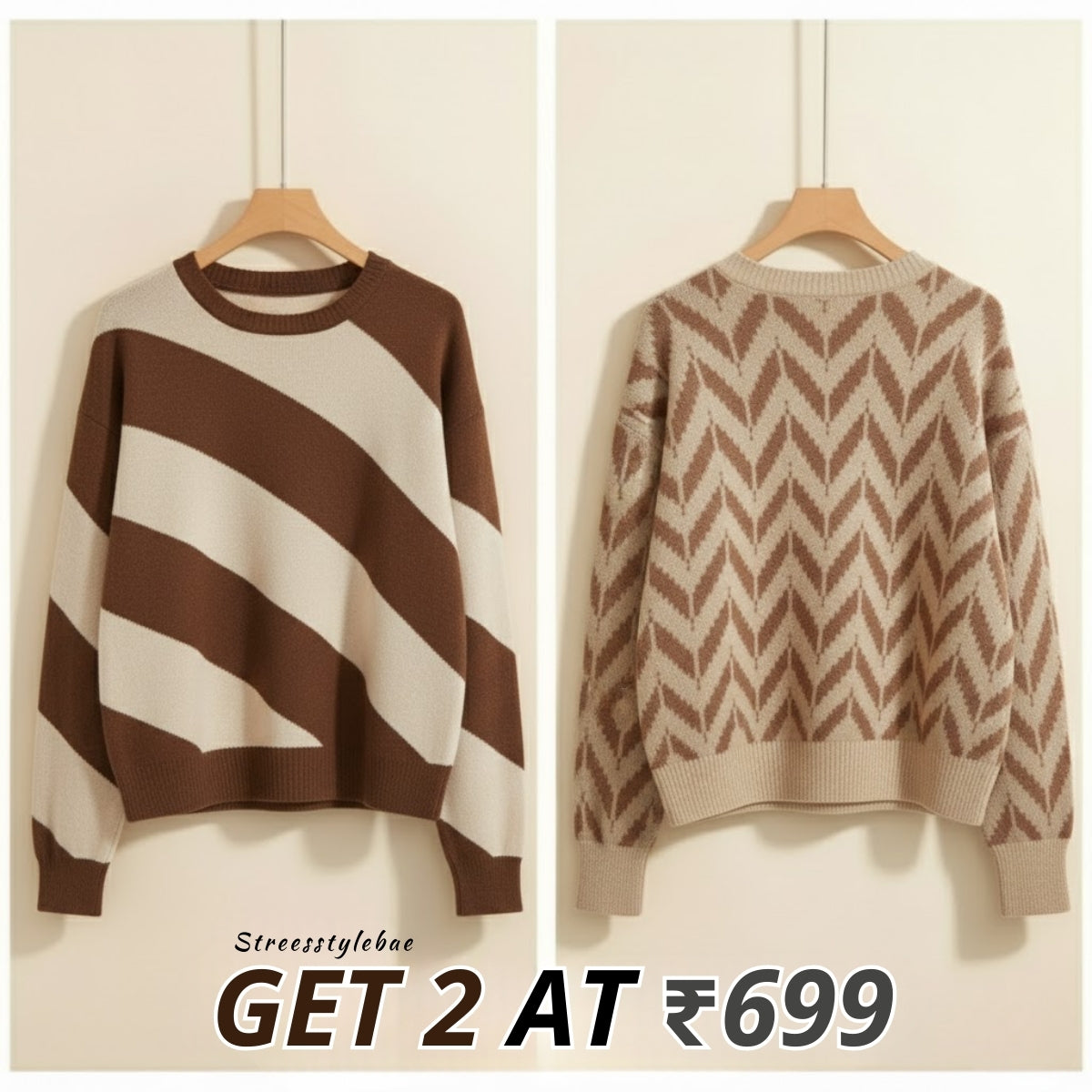 Lightweight Cozy Combo Sweaters for Women |CCS-017