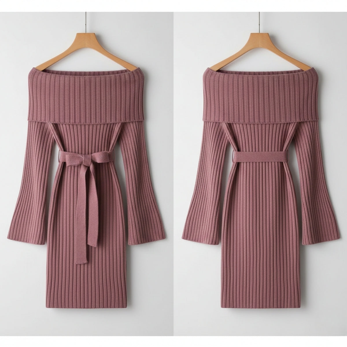 Classic Women's Winter Dress – Soft Fabric & Seasonal Style | WWD-01