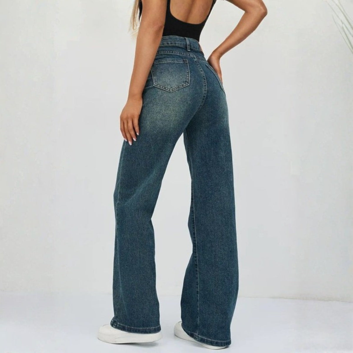 Women's 2-Pack Combo - Straight Fit Jeans Duo |WJ-08