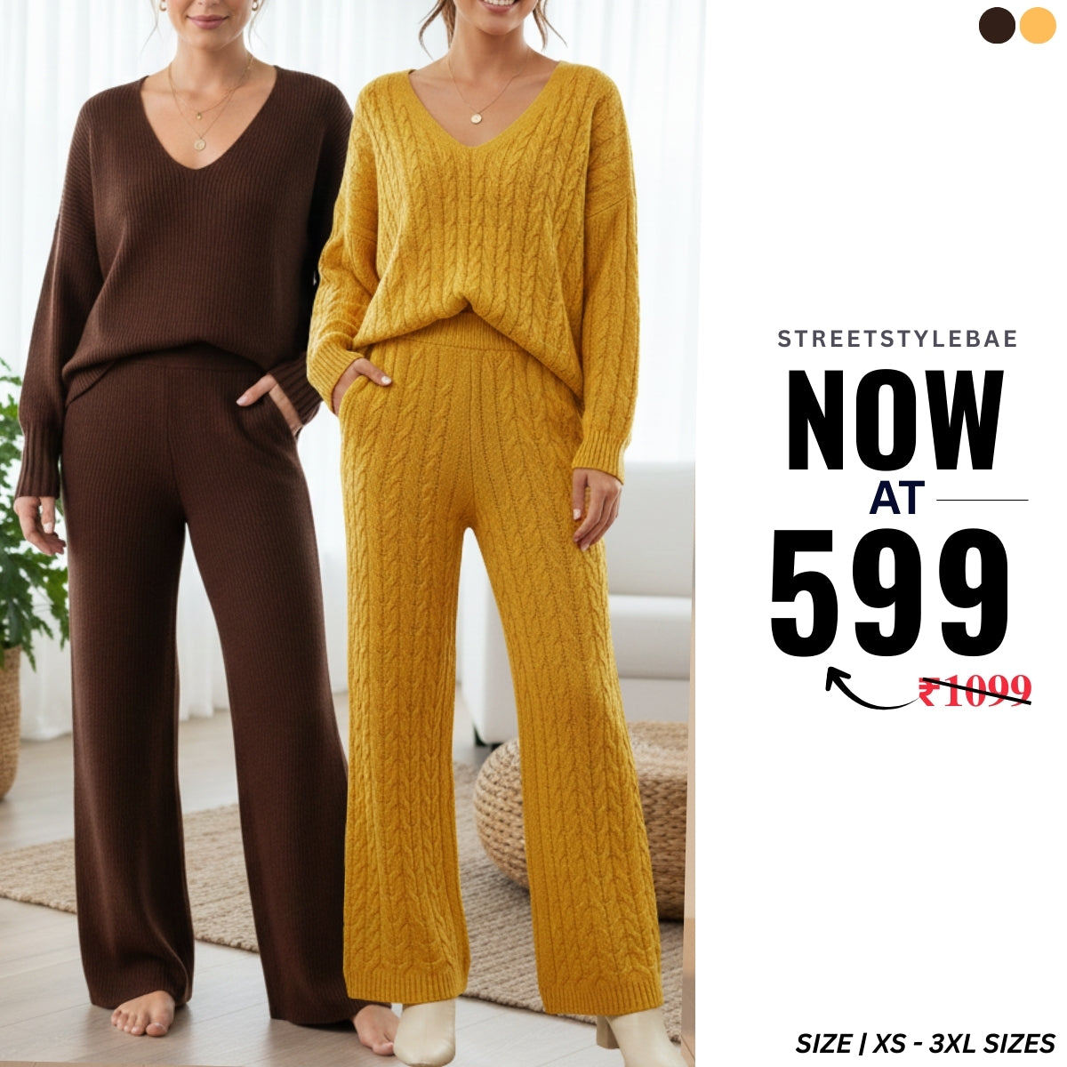 Warmth Combo Pack Cozy-Chic Winter Co-ord Sets | WCCS-23