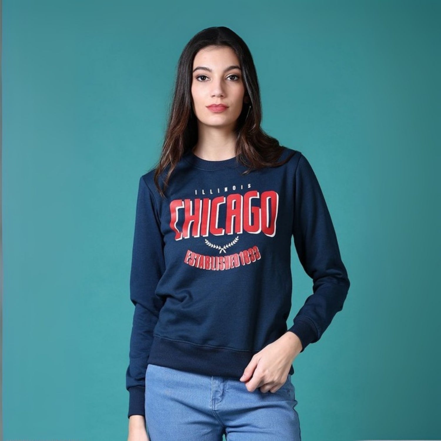2 Stylish Sweatshirts in Beige & Royal Blue | Soft, Cozy & Trendy | Up to 50% Off |SS-03