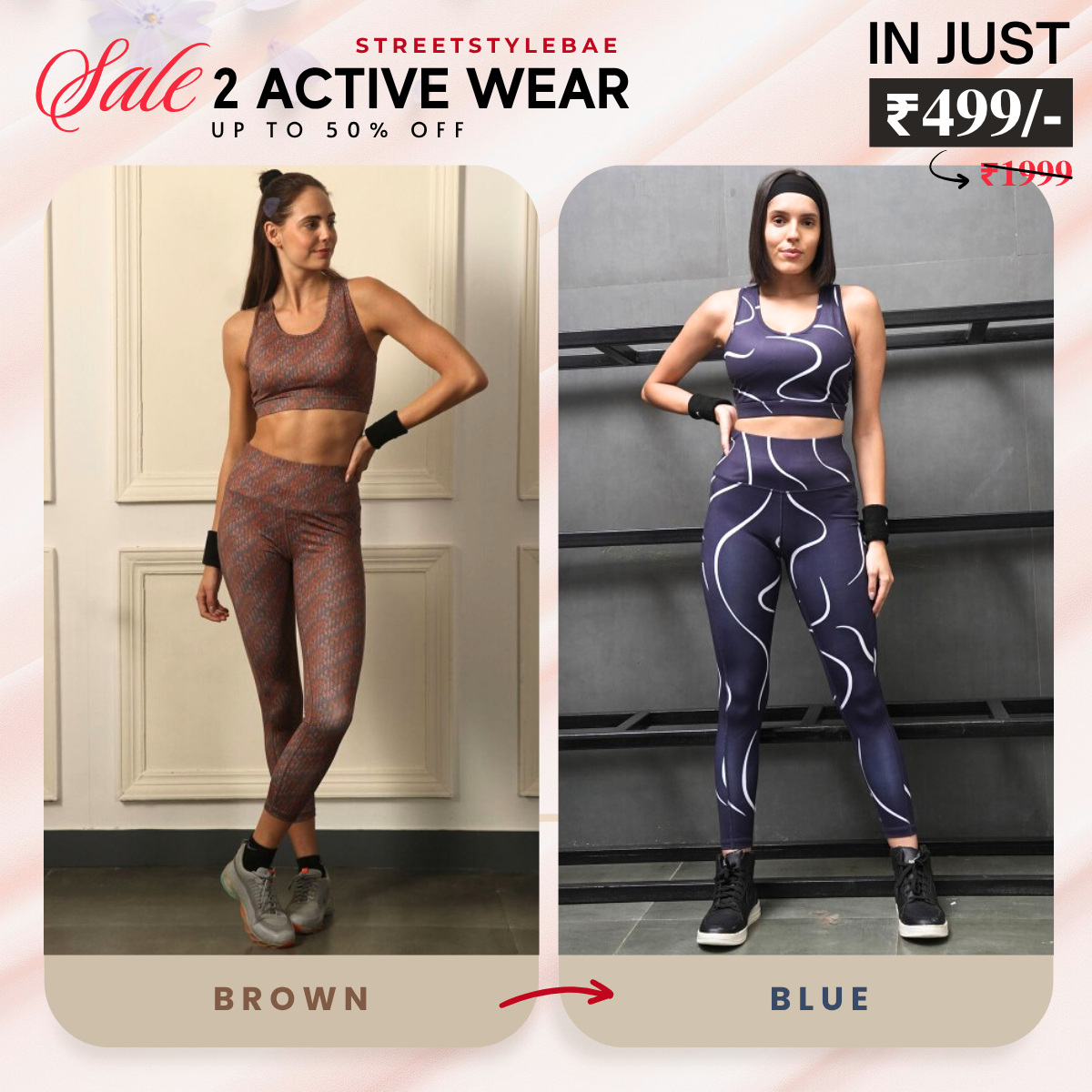 Women’s Activewear Combo - Sports Bra & Leggings Set for Ultimate Comfort| WA-03