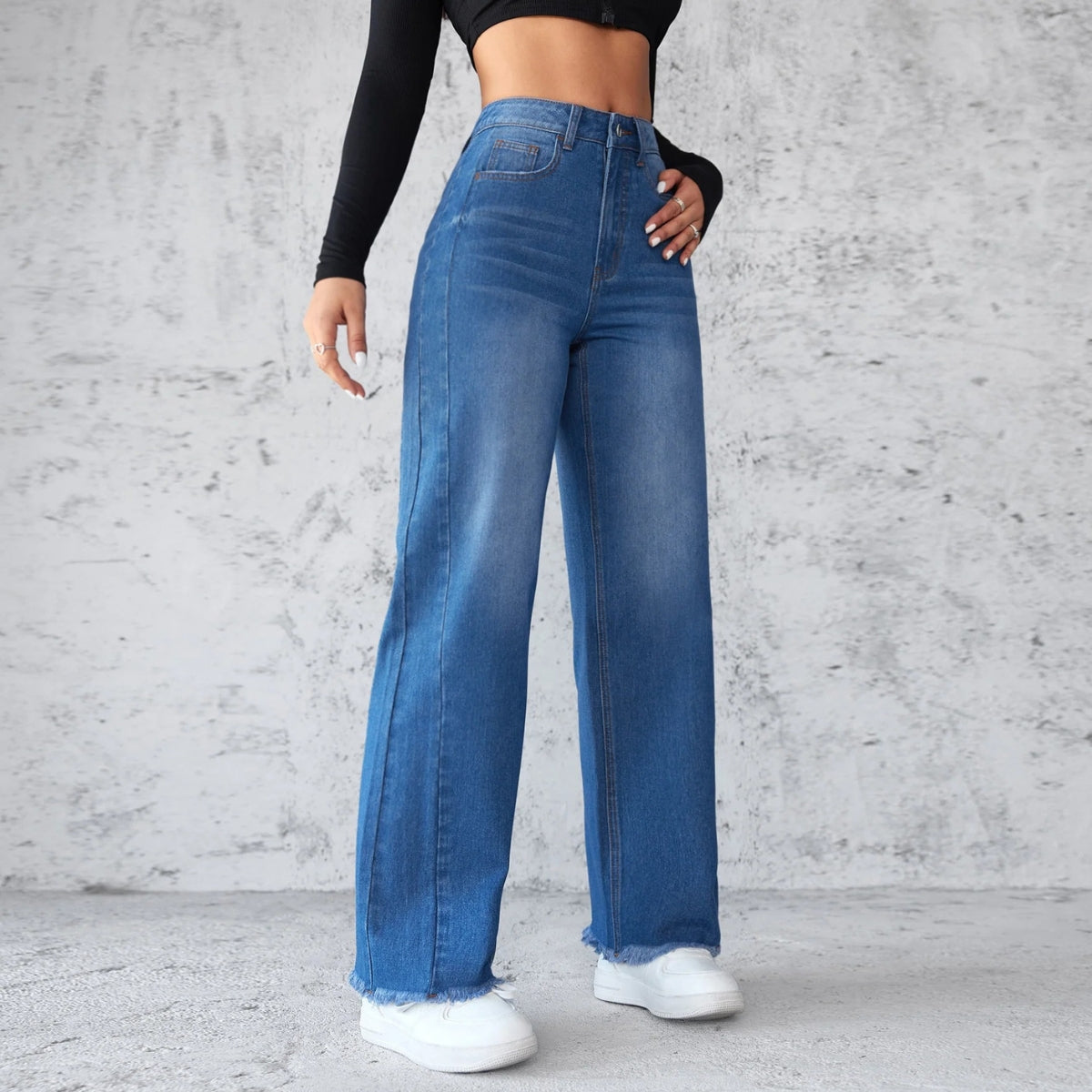 Women's 2-Pack Combo - Straight Fit Jeans Duo |WJ-08