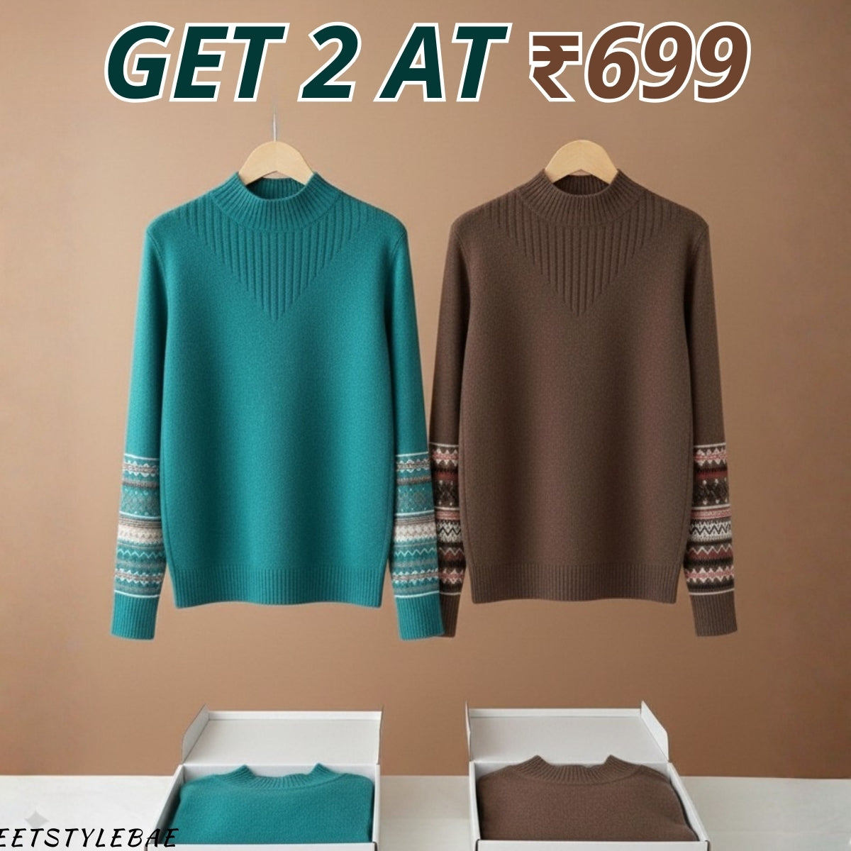 Lightweight Cozy Combo Sweaters for Women |CCS-016