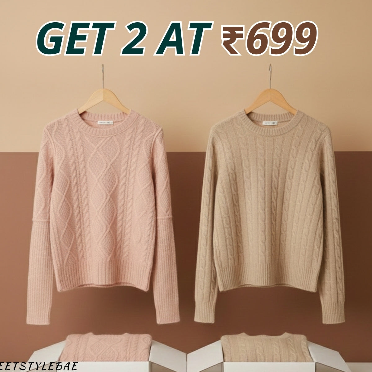 Lightweight Cozy Combo Sweaters for Women |CCS-018