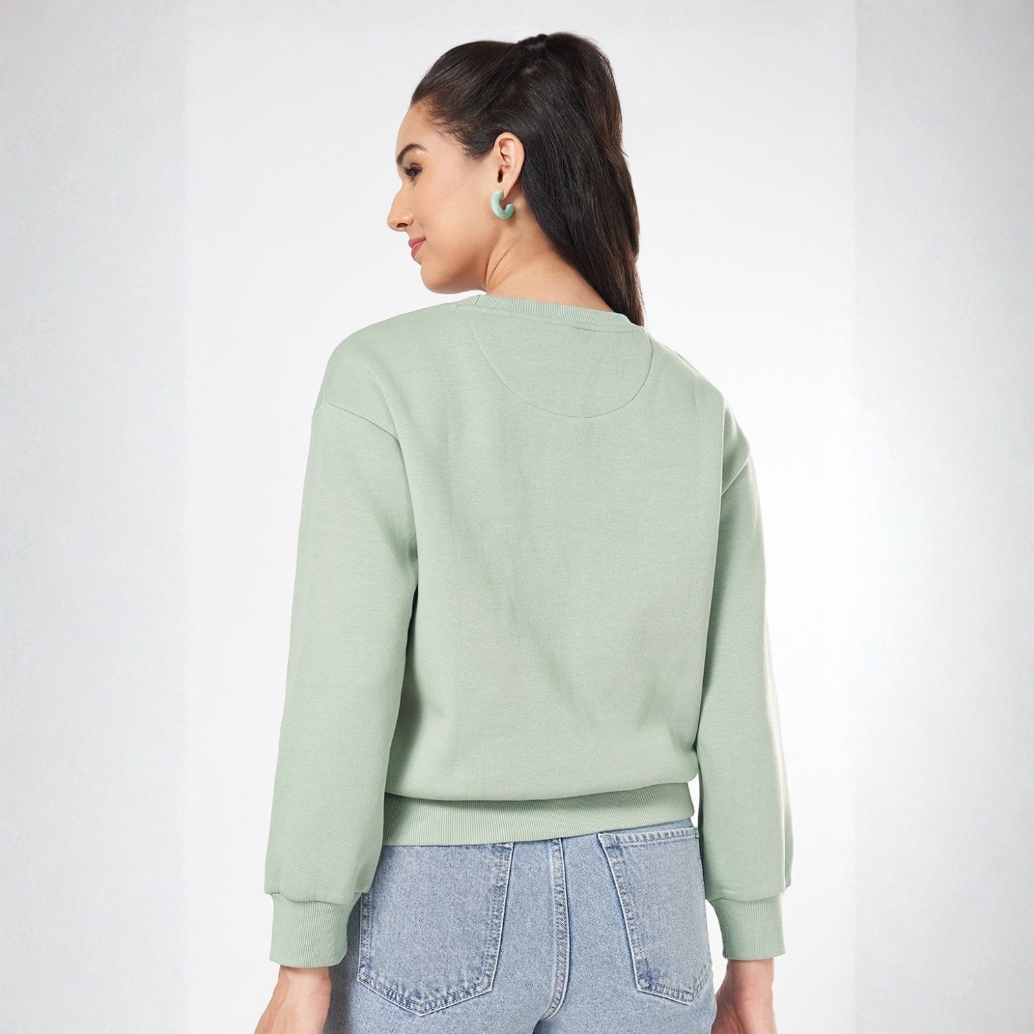 2 Stylish Sweatshirts in Sea-Green & Baby-Pink| Soft, Cozy & Trendy | Up to 50% Off |SS-10