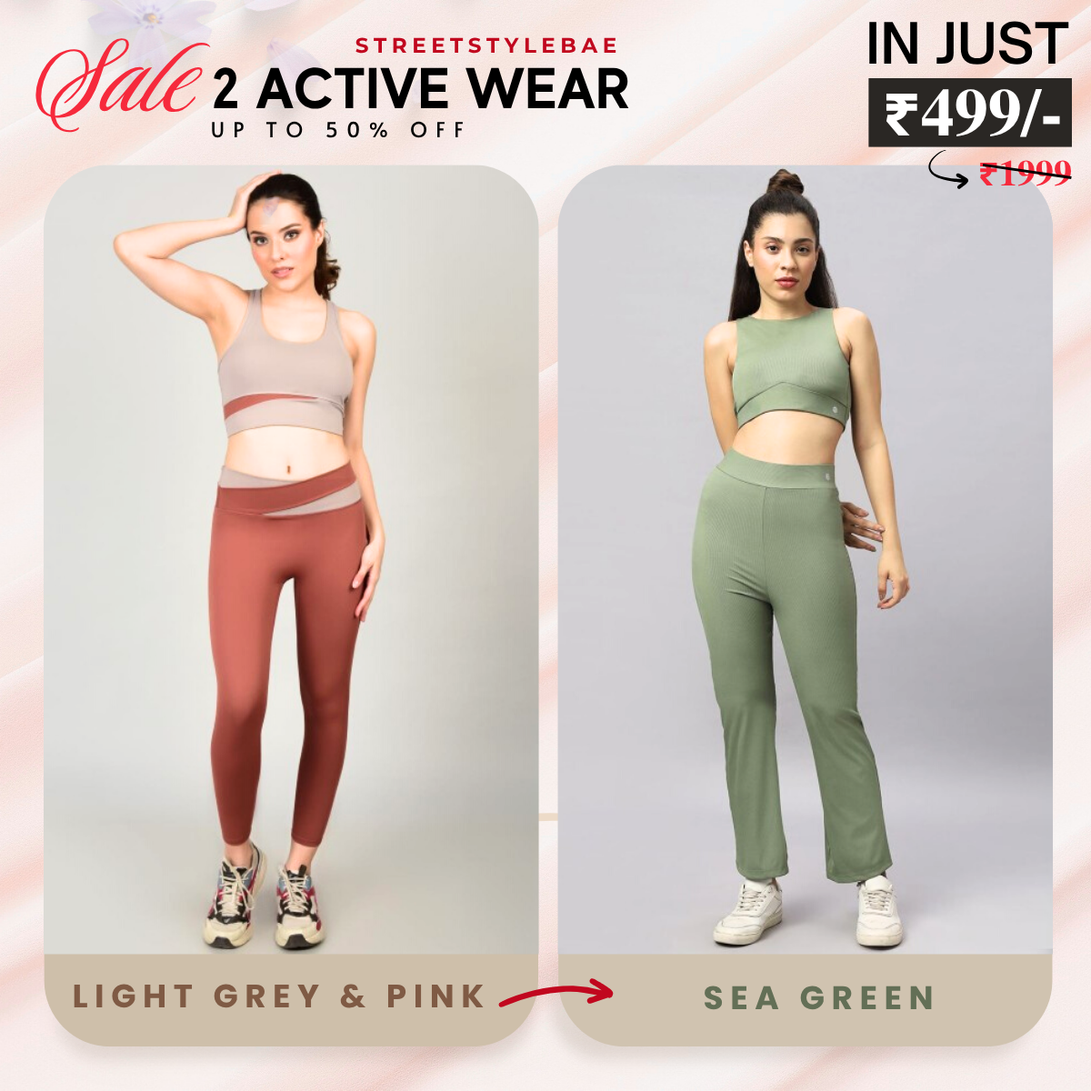 Women’s Activewear Combo - Sports Bra & Leggings Set for Ultimate Comfort| WA-04