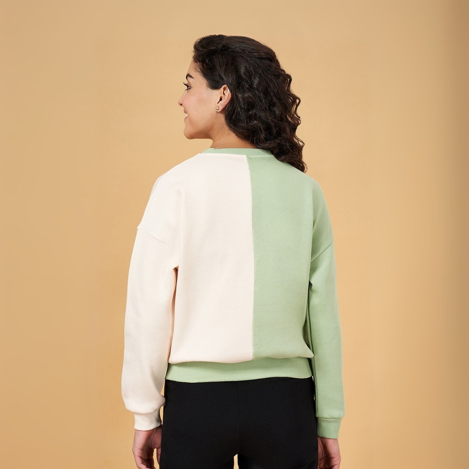 2 Stylish Sweatshirts in Sea Green & Baby Pink | Soft, Cozy & Trendy | Up to 50% Off