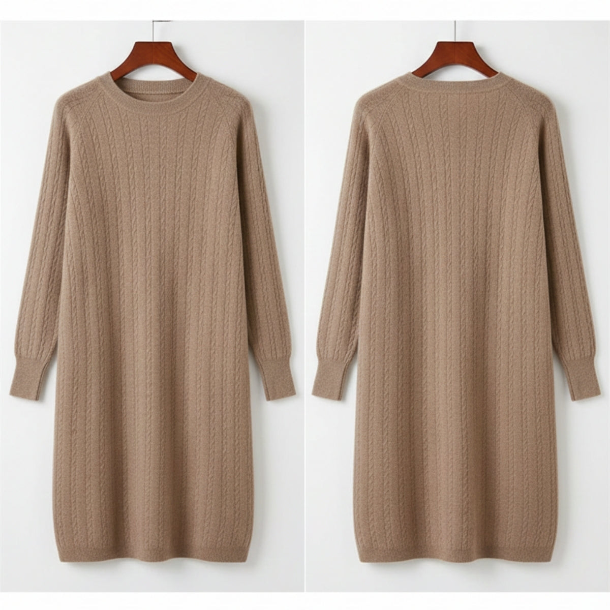 Classic Women's Winter Dress – Soft Fabric & Seasonal Style | WWD-08