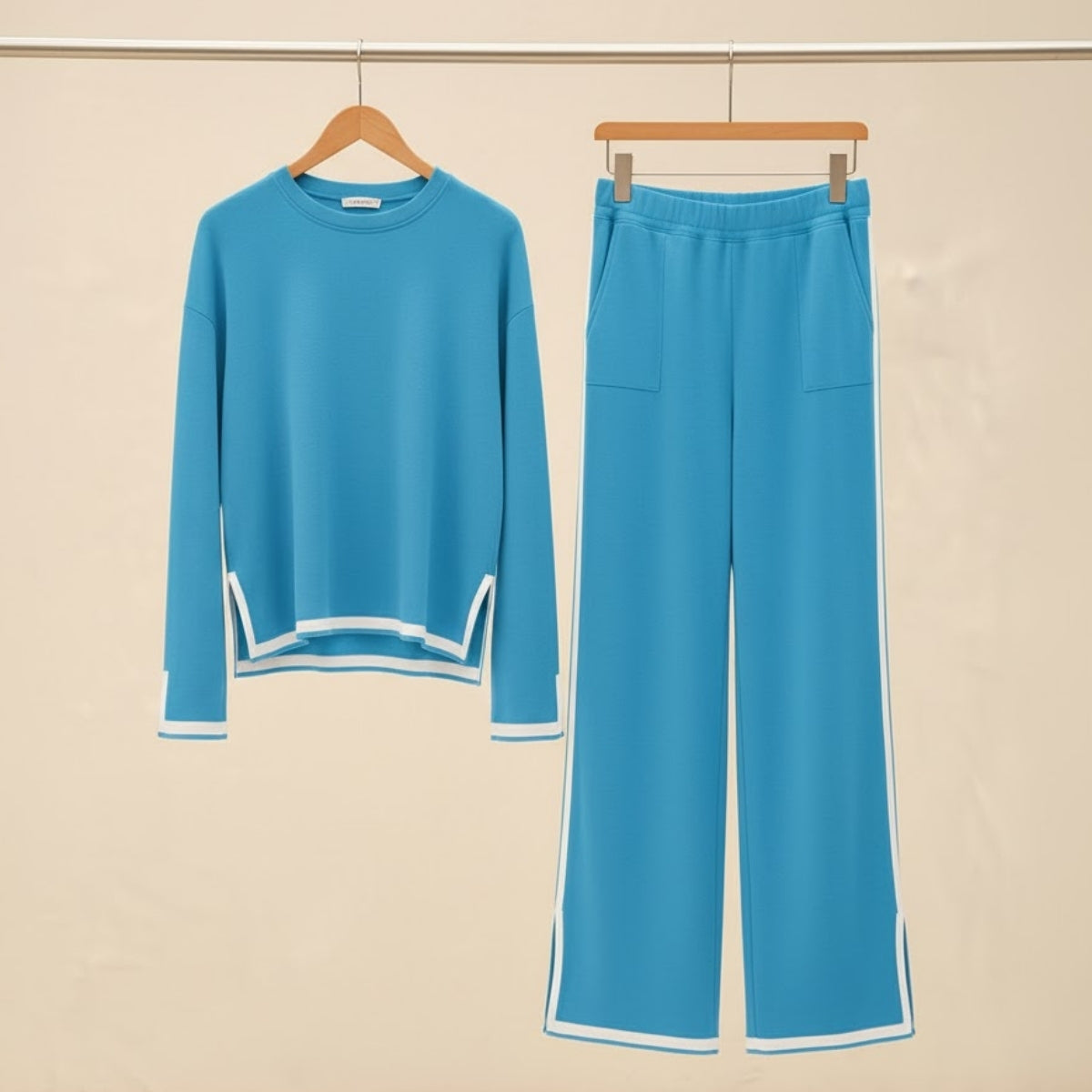 Winter Warmth , Hot Style Co-ords | Sky-Blue | CSS-32