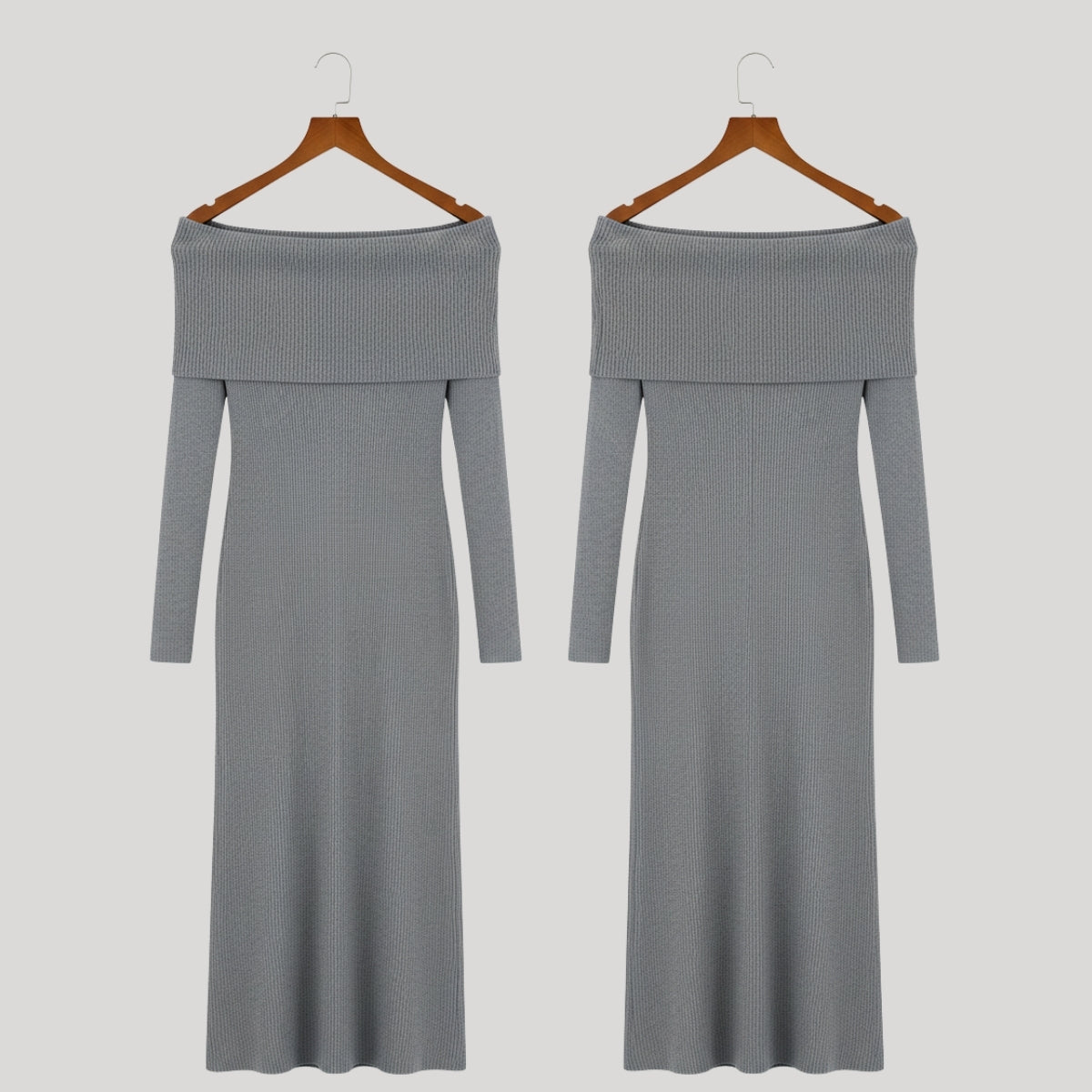 Classic Women's Winter Dress – Soft Fabric & Seasonal Style | WWD-14
