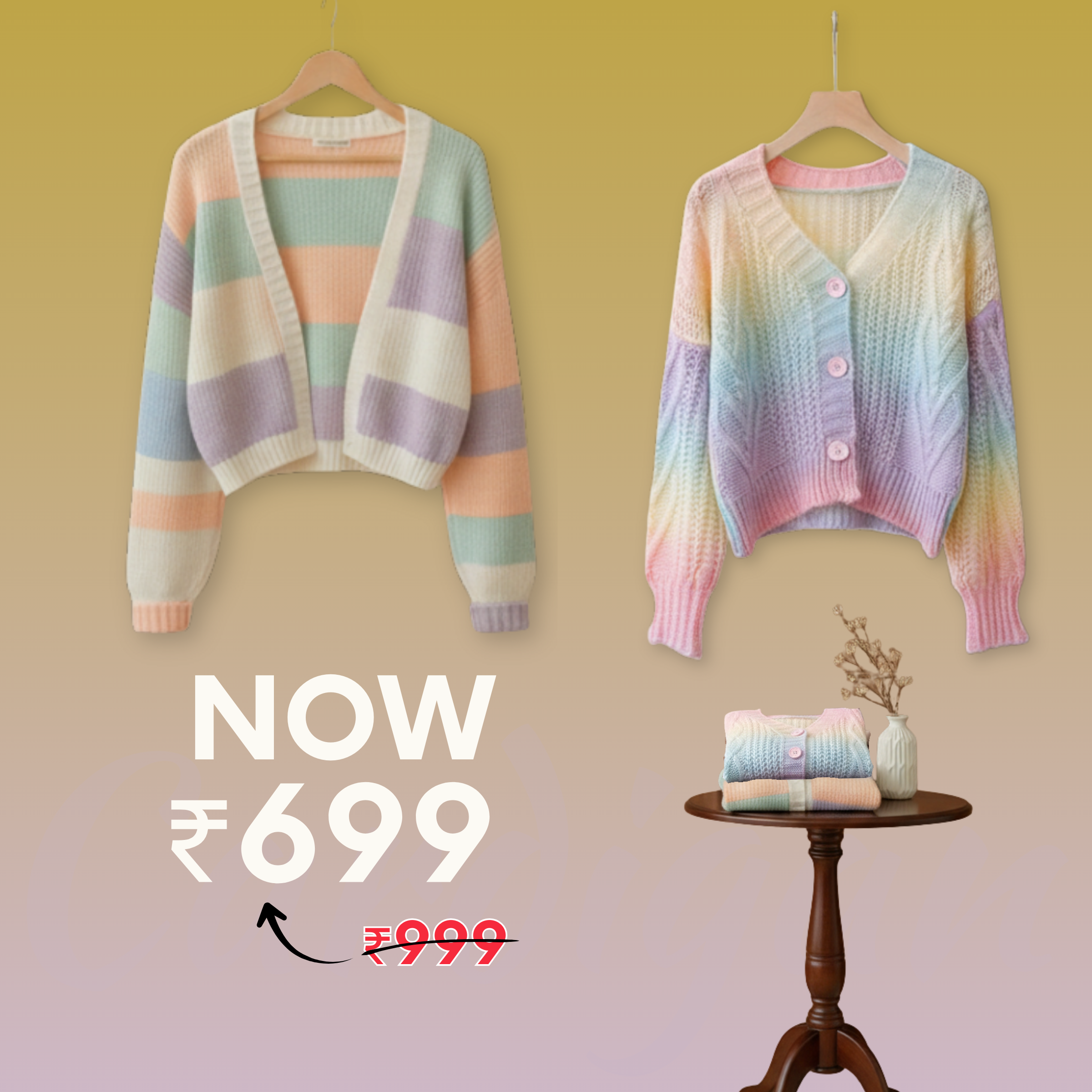 Combo Pack of Winter Cozy Cardigan - CC003