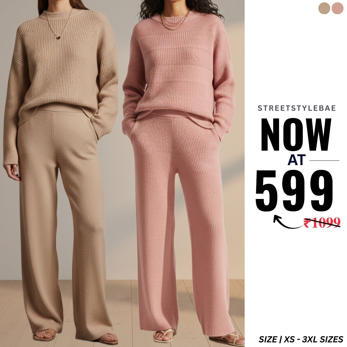 Warmth Combo Pack Cozy-Chic Winter Co-ord Sets | WCCS-04
