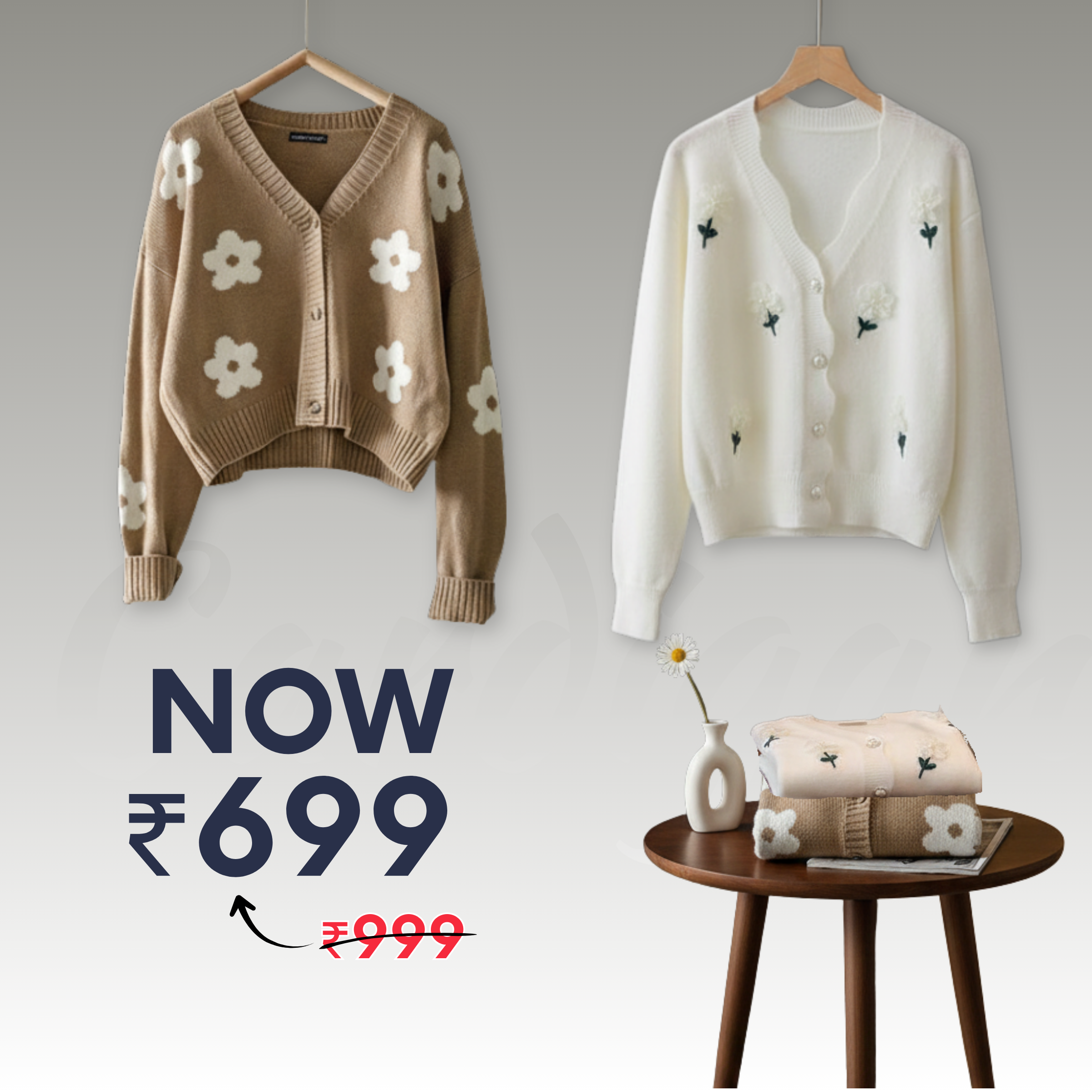 Combo Pack of Winter Cozy Cardigan - CC005