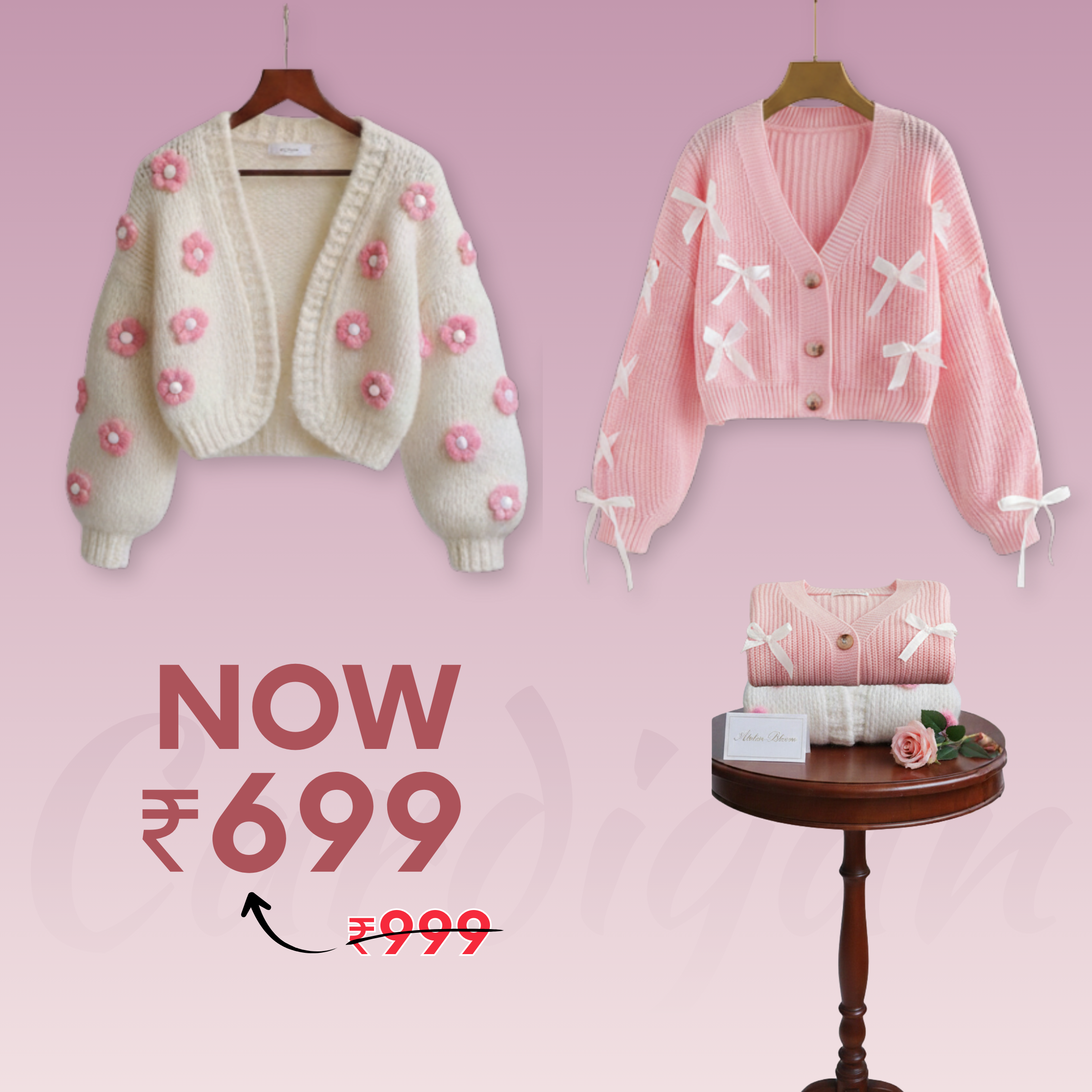 Combo Pack of Winter Cozy Cardigan - CC007