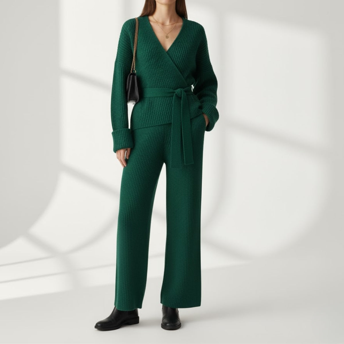 Winter Warmth , Hot Style Co-ords | Green | CSS-33