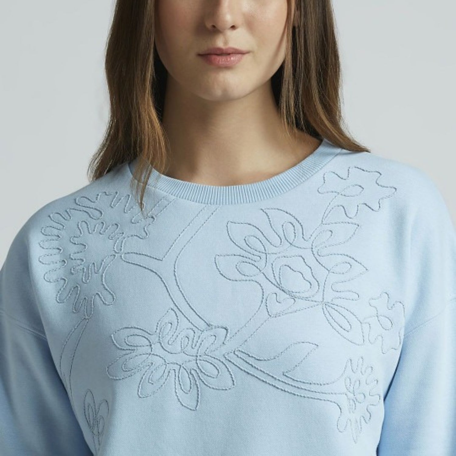 2 Stylish Sweatshirts in Beige & Sky-Blue| Soft, Cozy & Trendy | Up to 50% Off |SS-06