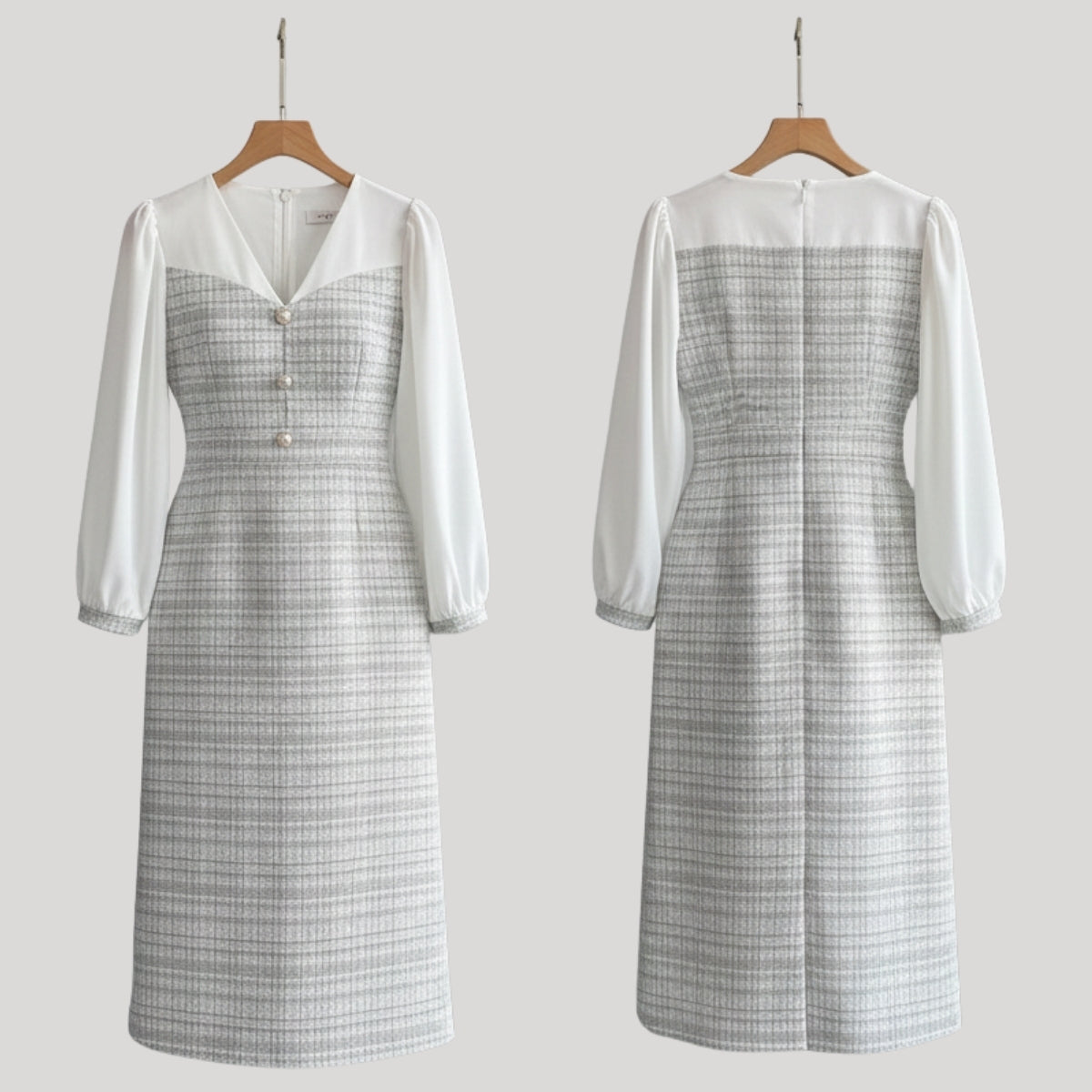 Classic Women's Winter Dress – Soft Fabric & Seasonal Style | WWD-07